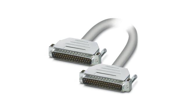 Phoenix Contact Male 37 Pin D-sub 37 Pin D-sub Serial Cable, 3m | 1066615