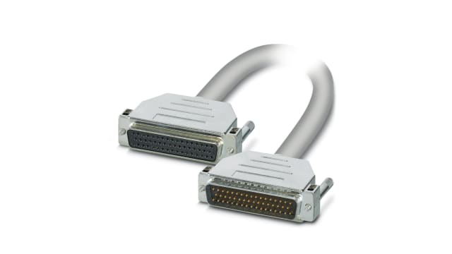 Phoenix Contact Female 50 Pin D-sub to Male 50 Pin D-sub Serial Cable, 3m | 1066681