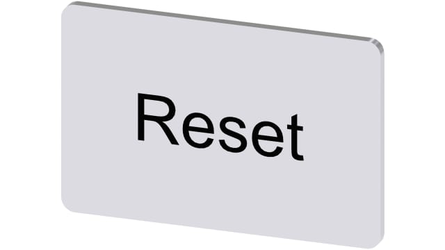 Siemens Labelling Plate | 3SU1900-0AD81-0DU0