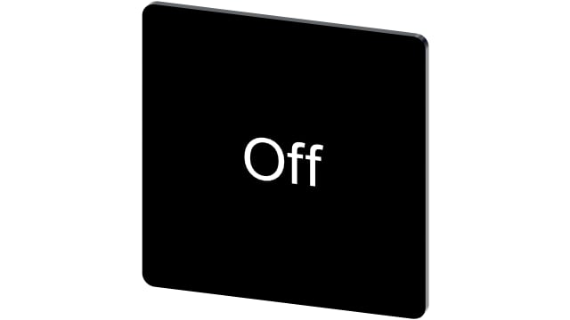 Siemens Labelling Plate | 3SU1900-0AE16-0DK0