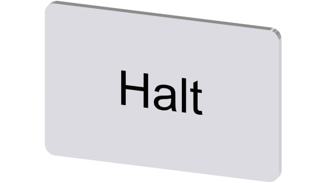 Siemens Labelling Plate | 3SU1900-0AD81-0AK0