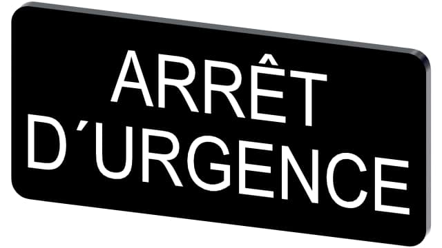 Siemens Labelling Plate | 3SU1900-0AC16-0GQ0