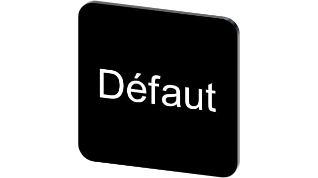 Siemens Labelling Plate | 3SU1900-0AF16-0GN0