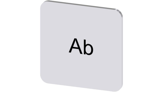 Siemens Labelling Plate | 3SU1900-0AF81-0AE0