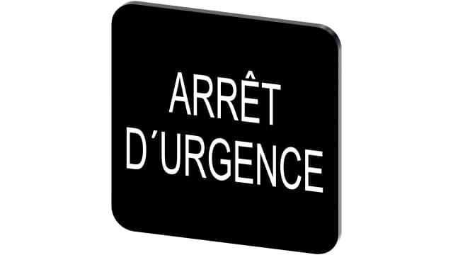 Siemens Labelling Plate | 3SU1900-0AF16-0GQ0