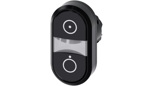 Siemens SIRIUS ACT Series Black Momentary Push Button Switch, 22 mm Cutout, IP66, IP67, IP69K | 3SU1000-3AB11-0AQ0