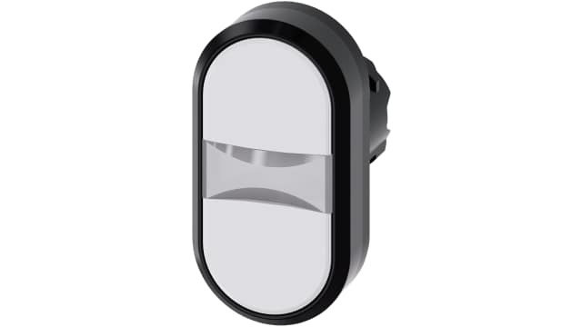Siemens SIRIUS ACT Series White Momentary Push Button Switch, 22 mm Cutout, IP66, IP67, IP69K | 3SU1000-3AB66-0AA0