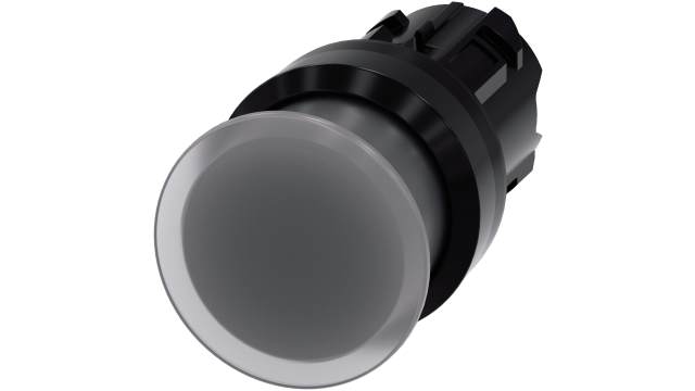 Siemens SIRIUS ACT Series Clear Momentary Push Button Head, 22 mm Cutout, IP66, IP67, IP69K | 3SU1001-1AD70-0AA0