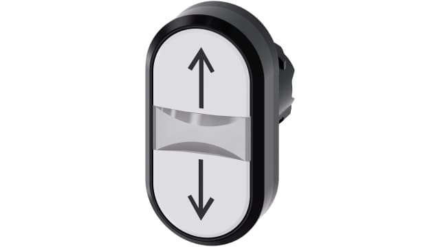 Siemens SIRIUS ACT Series White Momentary Push Button Head, 22 mm Cutout, IP66, IP67, IP69K | 3SU1001-3AB66-0AN0
