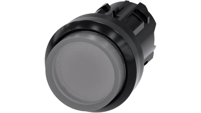 Siemens SIRIUS ACT Series Clear Momentary Push Button Head, 22 mm Cutout, IP66, IP67, IP69K | 3SU1001-0BB70-0AA0