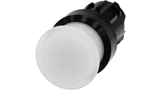 Siemens SIRIUS ACT Series White Momentary Push Button Head, 22 mm Cutout, IP69K, IP67, IP66 | 3SU1001-1AD60-0AA0
