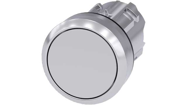 Siemens SIRIUS ACT Series Grey Momentary Push Button Head, 22 mm Cutout, IP67, IP69K, IP66 | 3SU1050-0AB80-0AA0