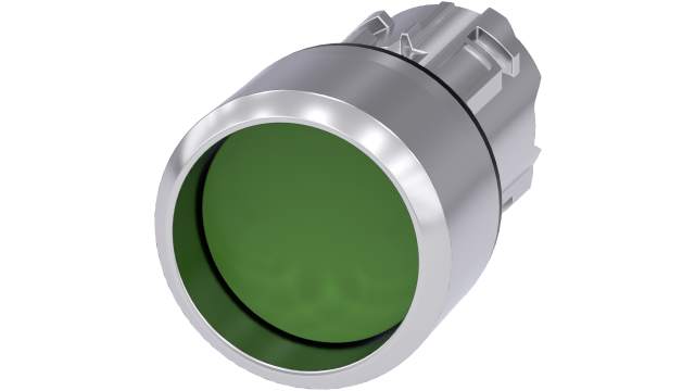 Siemens SIRIUS ACT Series Green Momentary Push Button Head, 22 mm Cutout, IP66, IP67, IP69K | 3SU1050-0CB40-0AA0