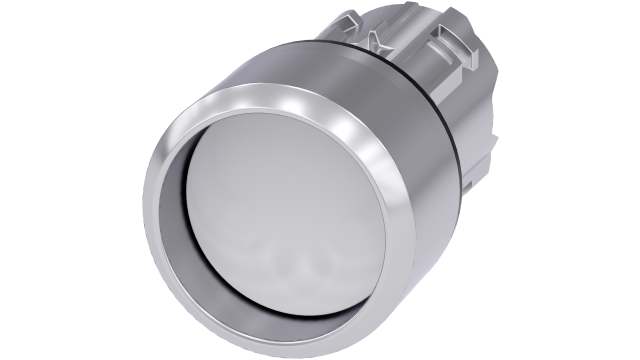 Siemens SIRIUS ACT Series White Momentary Push Button Head, 22 mm Cutout, IP66, IP67, IP69K | 3SU1050-0CB60-0AA0