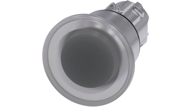 Siemens 3SU1 Series Clear Latching Push Button Head, 22 mm Cutout, IP69K, IP67, IP66 | 3SU1051-1BA70-0AA0