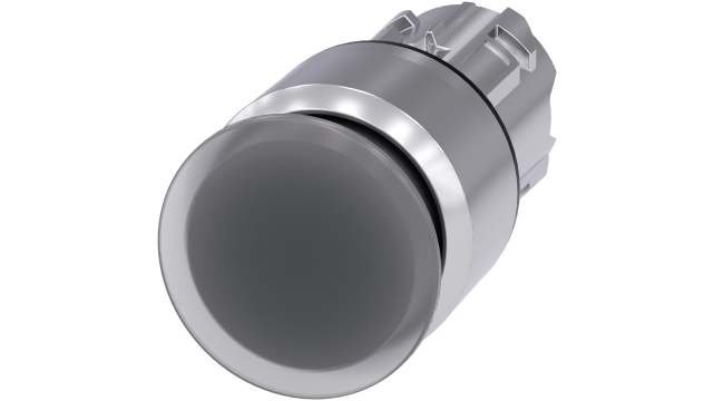 Siemens SIRIUS ACT Series Clear Latching Push Button Head, 22 mm Cutout, IP69K, IP67, IP66 | 3SU1051-1AA70-0AA0