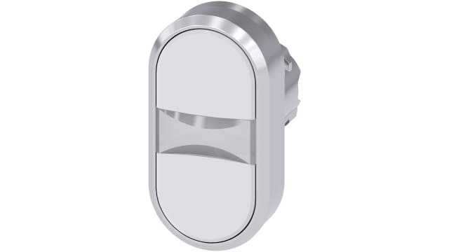 Siemens SIRIUS ACT Series White Momentary Push Button Head, 22 mm Cutout, IP66, IP67, IP69K | 3SU1050-3AB66-0AA0