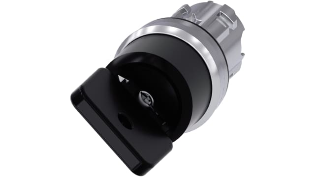 Siemens SIRIUS ACT 3SU10 2-position Key Switch Head, Latching, 22 mm Cutout | 3SU1050-4HF01-0AA0