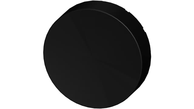 Siemens Black Push Button Cap | 3SU1900-0FS10-0AA0
