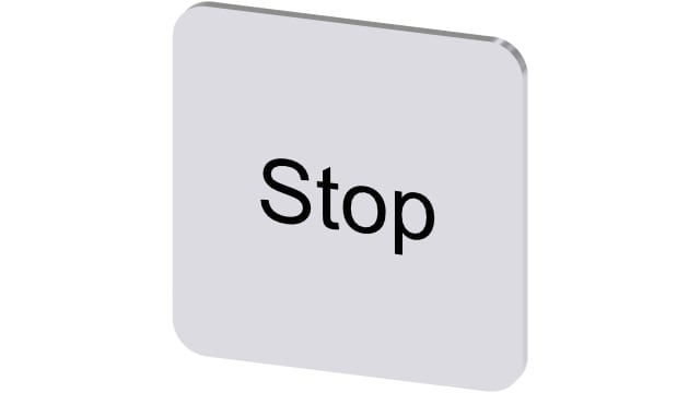 Siemens Labelling Plate | 3SU1900-0AF81-0DS0