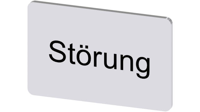 Siemens Labelling Plate | 3SU1900-0AD81-0AQ0