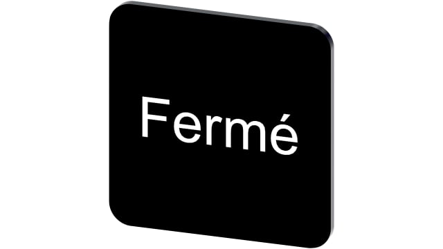 Siemens Labelling Plate | 3SU1900-0AF16-0GK0