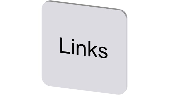 Siemens Labelling Plate | 3SU1900-0AF81-0AJ0