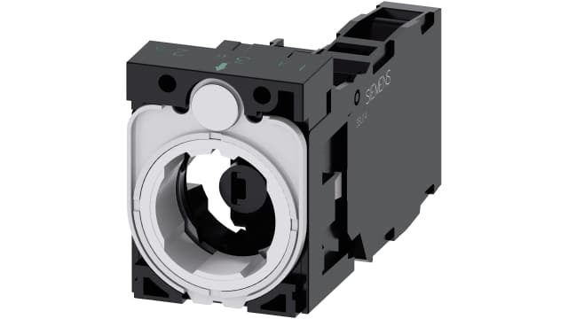 Siemens SIRIUS ACT 3SU15 Series Contact Block, 6 ... 24V, 1NO + 1NC | 3SU1501-1AG40-1FA0