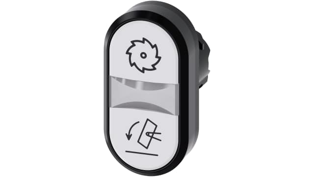 Siemens SIRIUS ACT Series White Momentary Push Button Head, 22 mm Cutout, IP66, IP67, IP69K | 3SU1001-3AB66-0AP0