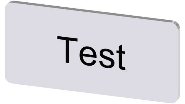 Siemens Labelling Plate | 3SU1900-0AC81-0DV0