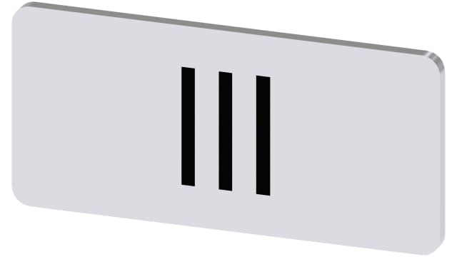 Siemens Labelling Plate | 3SU1900-0AC81-0QD0