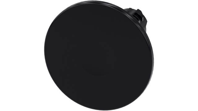 Siemens 3SU1 Series Black Latching Push Button Head, 22 mm Cutout, IP66, IP67, IP69K | 3SU1000-1CA10-0AA0