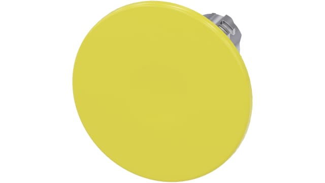 Siemens SIRIUS ACT Series Yellow Momentary Push Button Head, 22 mm Cutout, IP66, IP67, IP69K | 3SU1050-1CD30-0AA0