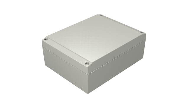 Rose Aluform Series Grey Grey Lid Die Cast Aluminium Enclosure, IP66, IK09 71 mm, 180 mm, 140 mm | 041418070