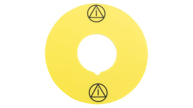 EAO Emergency Stop Legend for Use with Series 04 Emergency Stop | 704.963.9