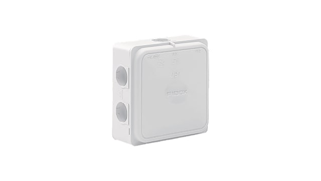 Fibox Grey Polypropylene Junction Box, IP65, 110 mm, 110 mm 49 mm | JB 6 WH