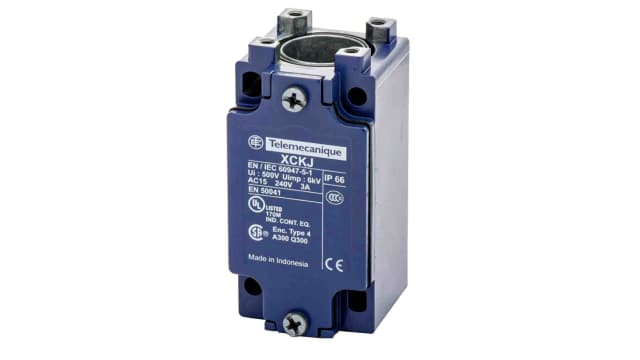 Telemecanique Sensors ZCKJ Series Limit Switch, 1NC/1NO, IP66, 2P, Metal Housing, 240V ac Max, 3A Max | ZCKJ15H29