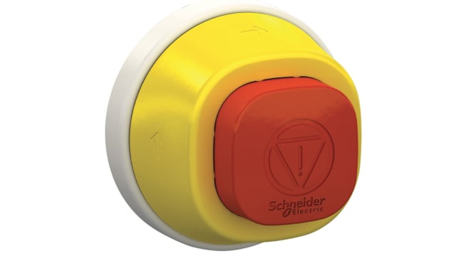 Schneider Electric ZB5 Series, Twist Release, Emergency Stop Push Button Head | ZB5AS84W2B