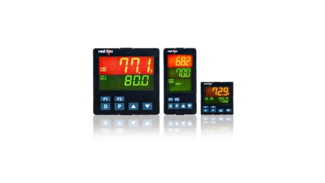 Red Lion PXU Panel Mount PID Temperature Controller, 48 x 48mm 2 Input, 2 Output 0-10 V dc, Relay, 100 → 240 V | PXU41A20
