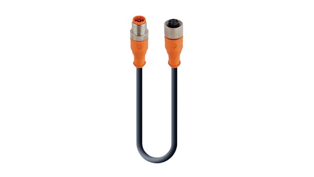 Lumberg Automation Male 5 way Straight to Female 5 way Straight Sensor Actuator Cable | 45787 RST 5-3-RKT 5-3-226/2 M