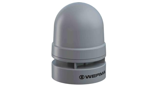 Werma EvoSIGNAL Mini Series Base Mount Electronic Sounder, 115 → 230 V ac, 95dB at 1 m, IP66, AC, 2-Tone | 160.700.60