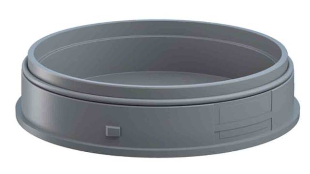 Werma LED Grey Mounting Base for use with Signal Towers and Beacons | 262.700.01