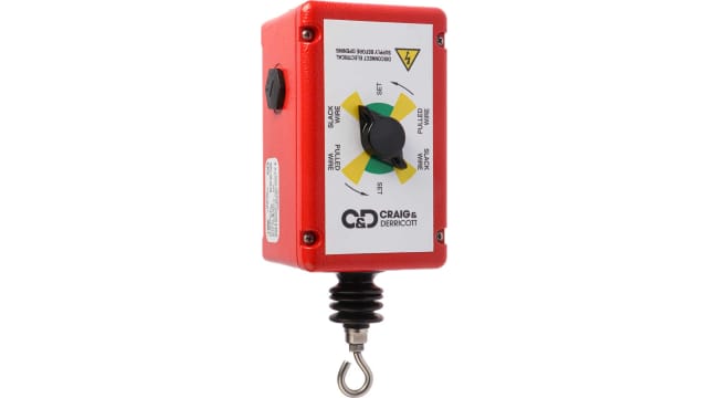 Craig & Derricott GWN Rope Pull Switch, 100m, 2NO/2NC, Straight | GWN2