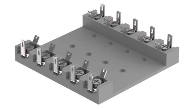 EAO Empty Terminal Strip for Use with For Fitting with Series Resistors | 02-912.1