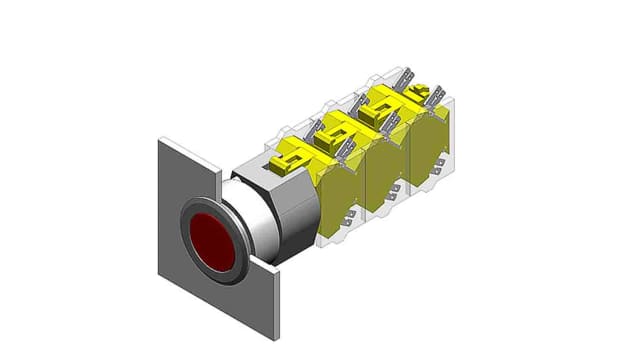 EAO 04 Series Green Momentary Push Button Head, 30.5 mm Cutout, IP65 | 0704.012.518.