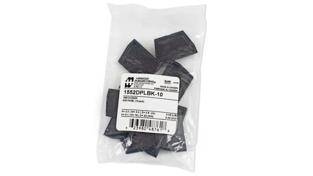 Hammond ABS Plastic End Panel | 1552DPLBK-10