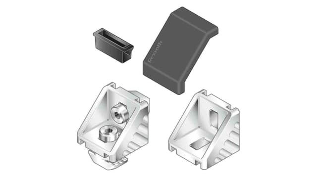 Bosch Rexroth M6 Bracket, Connecting Component, Groove Size 10 mm | 3842523532