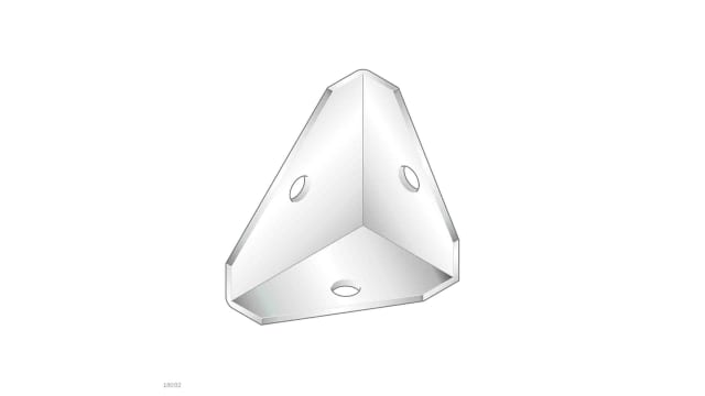 Bosch Rexroth M8 Mounting Bracket, Connecting Component, Groove Size 10 mm | 3842146813