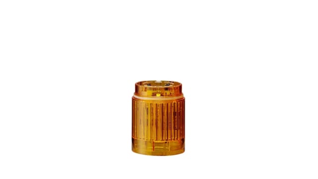 Patlite LR4 Series Amber Light Module, 24 V dc, LED Bulb | LR4-E-Y