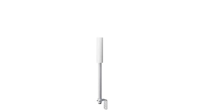 Patlite LR4 Series White Mounting Base with Tube, 24 V dc, LED Bulb, DC | LR4-02LJNW